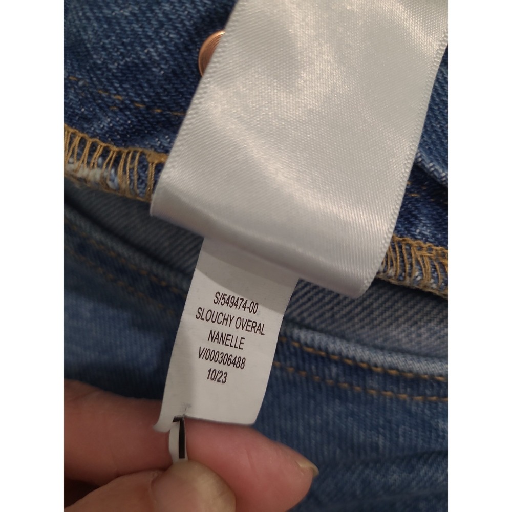 Old Navy Denim Overalls Women SZ 18 Tall casual boho country girl Western street - Picture 6 of 10